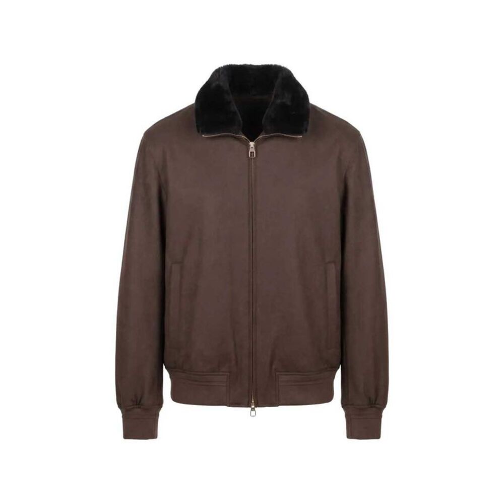 Montecore Men Faux-Fur Collar Bomber Jacket